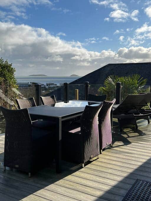Decking for golden evenings